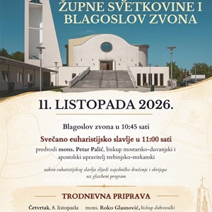 Proslava 25. obljetnice, župne svetkovine i blagoslov zvona u Župi sv. Ivana XXIII., pape u zagrebačkoj Dubravi